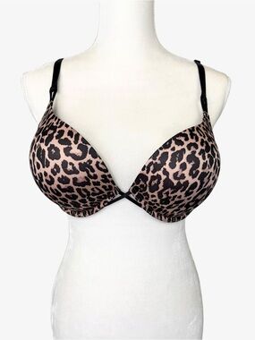 Victoria's Secret Very Sexy Bombshell Add-2-Cups Push-Up Bra Sexy Leopard 36D